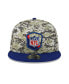 Фото #3 товара Men's Camo, Navy 2023 Salute To Service 9FIFTY Snapback Hat