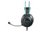 A4tech FH200i - Headset - Head-band - Office/Call center - Black - Blue - Binaural - 1.8 m