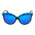 Фото #4 товара Женские солнцезащитные очки кошачий глаз разноцветные зеркальные Italia Independent 0092INX-033-000 (58 mm)