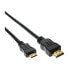 Фото #2 товара InLine HDMI mini cable - High Speed HDMI - AM/CM - gold plated - 3m