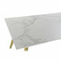 Фото #1 товара Обеденный стол DKD Home Decor Керамика Позолоченный Металл Белый 160 x 90 x 76 cm