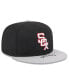 Фото #3 товара Men's Black, Gray Chicago White Sox On Deck 59FIFTY Fitted Hat
