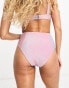 The Frolic rubellite bikini bottom in pink and purple