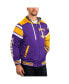 Men's Purple, Gray Minnesota Vikings Extreme Full Back Reversible Hoodie Full-Zip Jacket