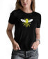 ფოტო #1 პროდუქტის Women's Bee Kind Word Art T-shirt