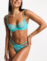 Фото #4 товара Ann Summers Cadence thong with strapping detail in blue