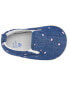Baby Chambray Heart Slip-On Soft Shoes 0