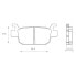 Фото #2 товара BRENTA MOTO 4082 Sintered Brake Pads