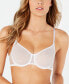 Фото #1 товара Women's Monogram Mesh Unlined Demi Bra DK4039