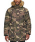 ფოტო #5 პროდუქტის Men's Parka with a Faux Fur-Hood Jacket, Created for Macy's