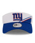 Фото #4 товара Men's White, Royal New York Giants 2023 Sideline Adjustable Visor