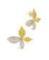 Heidi Cubic Zirconia Flower Stud Earrings