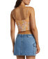 Juniors' So Simple Crop Top Peach Whip, M - фото #2