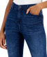 Фото #4 товара Women's Curvy Frayed-Hem Skinny Jeans, Created for Macy's