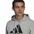 Фото #4 товара Толстовка с капюшоном мужская Adidas Essentials Fleece Big Logo Серый
