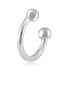 Trendy single thread earrings VBE0121S