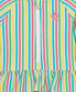 ფოტო #3 პროდუქტის Baby Girls Rainbow Stripe Rash Guard 1-Piece Swimsuit