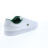 Lacoste Hydez 119 1 P SMA Mens White Leather Lifestyle Sneakers Shoes