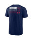 Men's Navy New England Patriots Repeat Stats T-Shirt Синий, 2XL - фото #2