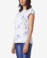 Women's Floral Printed Crew T-Shirt