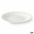 Dessert dish White Glass 19 x 2 x 19 cm (24 Units)