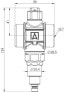 Фото #3 товара Afriso Zawór antyzamrożeniowy Afriso 1730000 AAV 300 G1 1/4" PN10 Kvs 70 m3/h