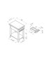 Фото #3 товара Chairside Table White