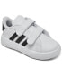 Фото #1 товара Toddler Kids’ Grand Court 2.0 Fastening Strap Casual Sneakers from Finish Line