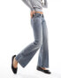Фото #10 товара Weekday Nova low waist slim bootcut jeans in trove blue