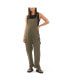 ფოტო #1 პროდუქტის Maternity Cargo Pocket Linen Jumpsuit Olive