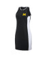 ფოტო #4 პროდუქტის Women's Black Michigan Wolverines Bodyframing Tank Dress