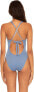 Фото #1 товара Becca by Rebecca Virtue 288925 Women's Reversible One Piece Swimsuit Multi S