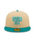 Фото #3 товара Men's Natural, Teal Pittsburgh Pirates Mango Forest 59FIFTY fitted hat