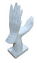 Фото #2 товара Skulptur 2 Hände Weiß Marmoroptik