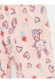 Фото #6 товара Polo Yaka Uzun Kollu Baskılı Kız Bebek Pijama Takımı