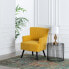 Фото #10 товара Кресло 63 x 50 x 83 cm Синтетическая ткань Деревянный Жёлтый