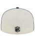 Men's Cream Cincinnati Bengals Soutache 59FIFTY Fitted Hat Cream, Black, 7 1/8 - фото #2