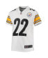 Футболка для мальчиков Nike Pittsburgh Steelers Наджи Харрис White Game Jersey Черный, S - фото #4