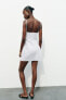 Фото #16 товара Короткое платье из поплина с вышивкой ZARA