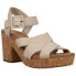 TOMS Ava Platfrom Womens Beige Dress Sandals 10016407T
