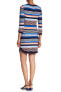 Фото #3 товара Vince Camuto 161284 Women's Dotted Stripe Jersey Shift Dress Multi Sz. 6