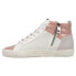 Фото #3 товара Vintage Havana Lester Perforated High Top Womens Pink Sneakers Casual Shoes LES