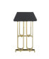 High Bar Table with Lauren Gold Black Top