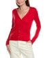 Theory V-Neck Wool-Blend Cardigan Women's