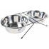 ფოტო #2 პროდუქტის TRIXIE Set Stainless Steel Feeders 2 10 cm Bowl