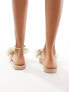 Фото #7 товара ASOS DESIGN Jem bow espadrille mule sandals in natural