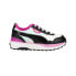 Фото #1 товара Puma Cruise Rider Silky Logo Lace Up Toddler Girls Black Sneakers Casual Shoes