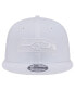 ფოტო #4 პროდუქტის Men's Seattle Seahawks Main White on White 9FIFTY Snapback Hat