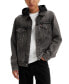 Фото #1 товара Men's Relaxed-Fit Hooded Trucker Jacket