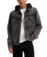 ფოტო #1 პროდუქტის Men's Relaxed-Fit Hooded Trucker Jacket